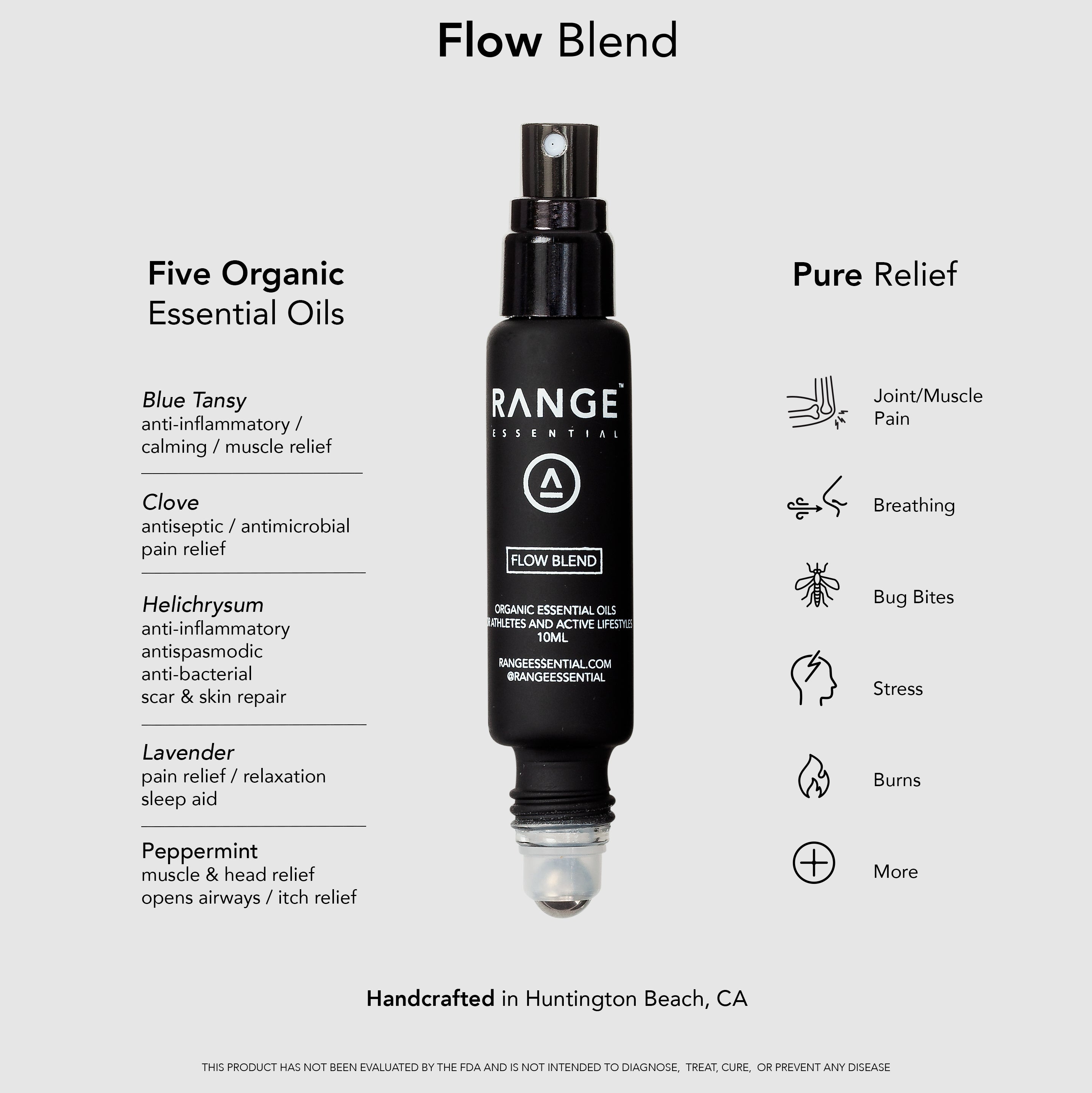 10 ML FLOW BLEND SPROLLER + FREE 1 ML ROLLER